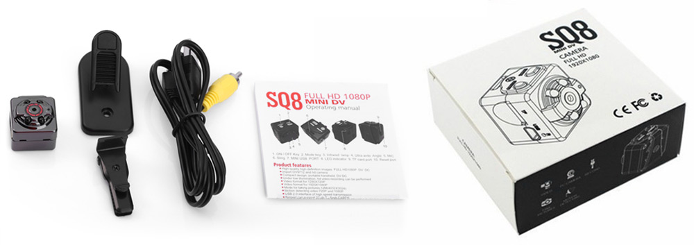 SQ8-מצלמת HD זעירה