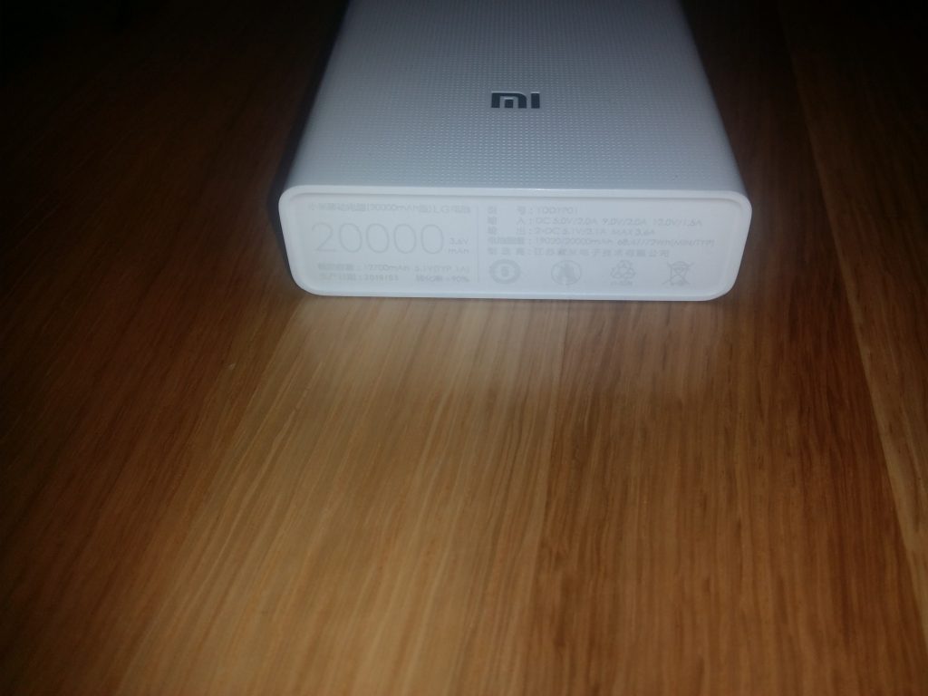 XIAOMI 20000mAh